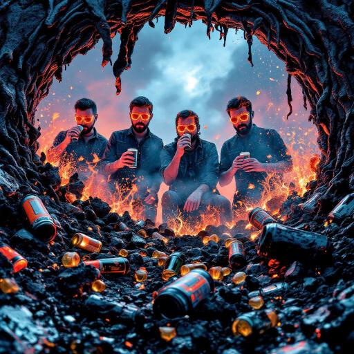 Lava and the Burns album art